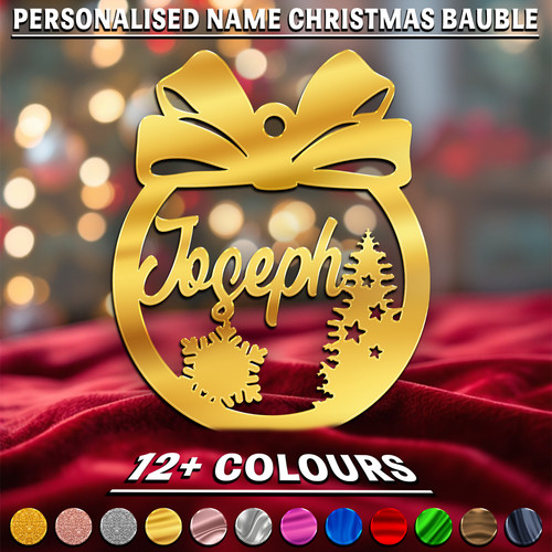 Nome personalizzato addobbo - nome,