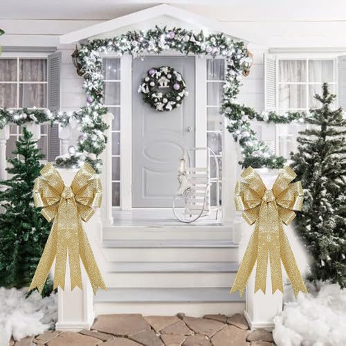 Fiocco natalizio decorazione - fiocco,