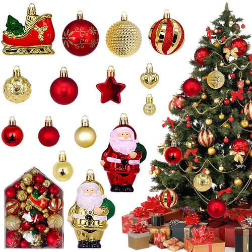 Palline natale bianco e - bianco,