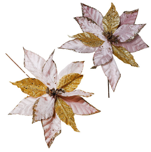 Stella natale rosa oro - stella, di
