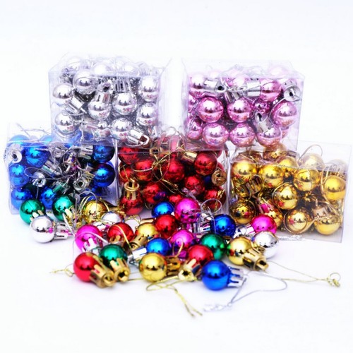 Palline natale piccole 2cm - palline,