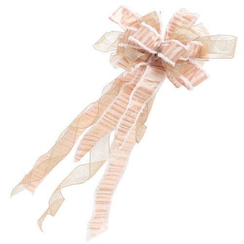 Fiocco poliestere oro - fiocco, rosa