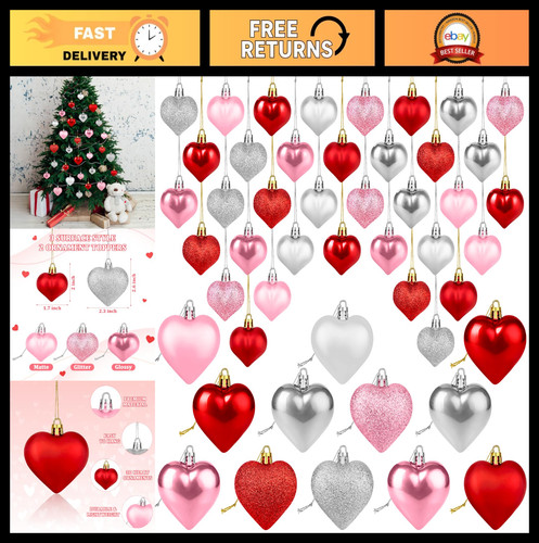 Pezzi ornamenti cuore san - 48,