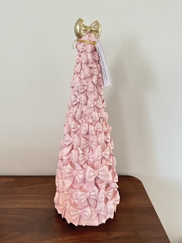 Albero natale fiocco rosa - di,
